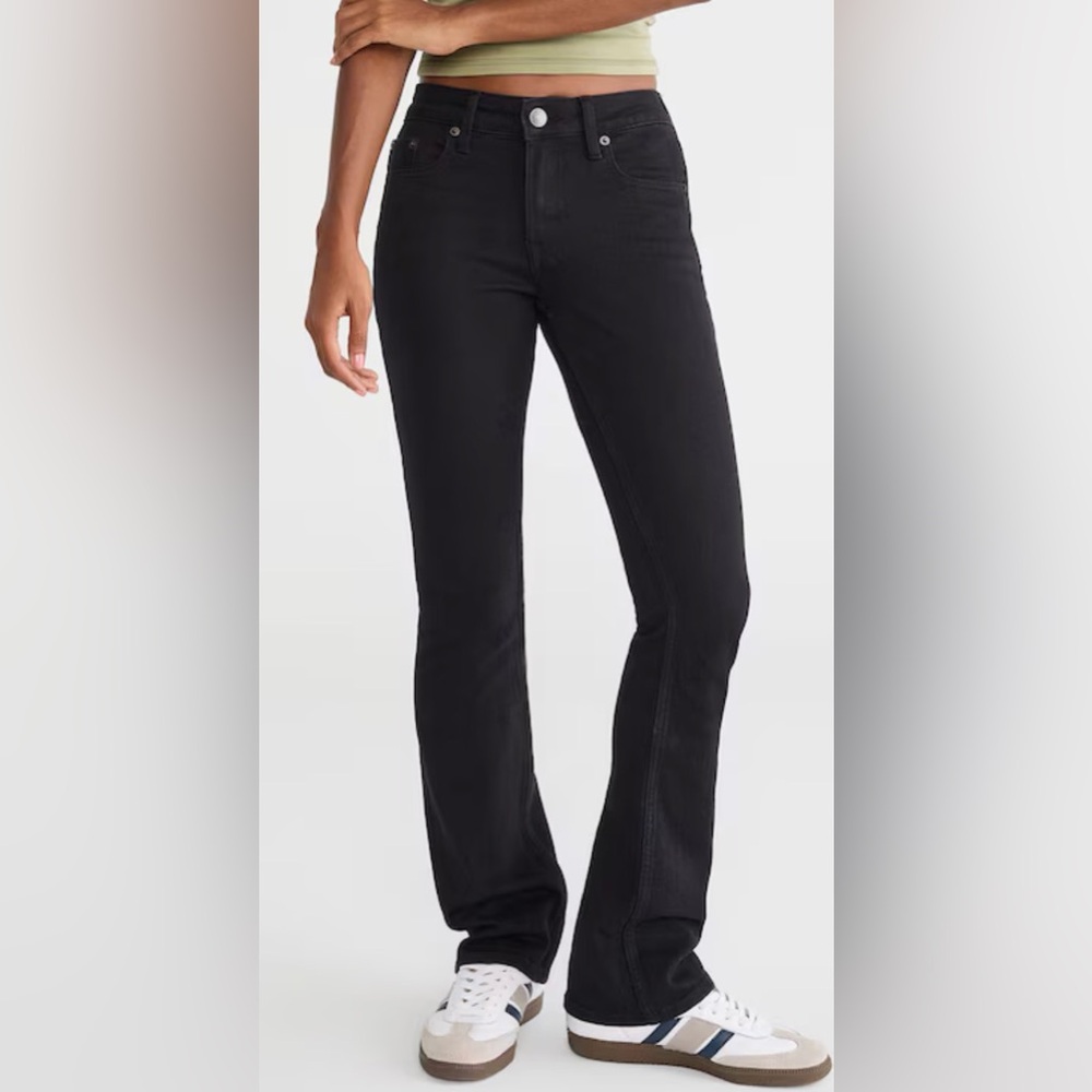 Aeropostale Woman’s‎ Mid Rise Boot Black Jeans Size 16s